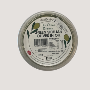 
            
                Load image into Gallery viewer, Olives Green Sicilian Olives in Oil Tub Lid
            
        