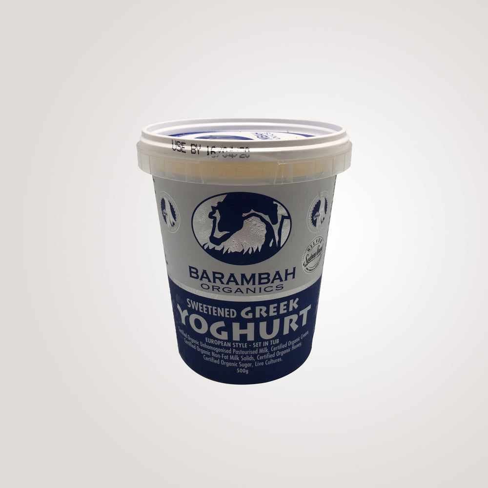 Yoghurt, Organic, Barambah Organics