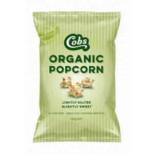 Popcorn, Organic Lightly Salted Slighty Sweet, 120g