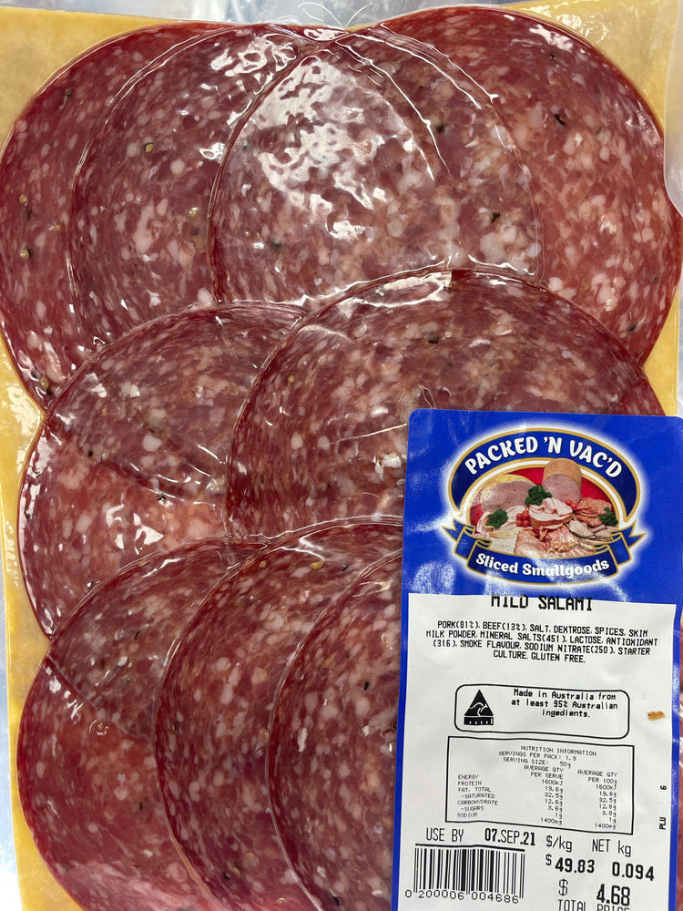 Salami, Ham, Bacon, Serrano